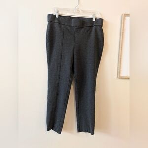 Anne Klein Gray Women's High-Rise Tummy Control Pants, Sz. LARGE